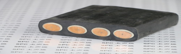 YFCPBG鋼絲加強屏蔽型聚氨酯扁電纜  SPCFLAT-CRANE-YCPG鋼絲加強聚氨酯屏蔽行車扁電纜