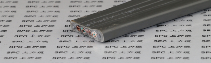 YGZBG耐高溫行車扁電纜鋼絲加強型  SPCFLAT-SR-ZGG鋼絲加強耐高溫扁電纜