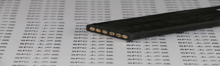 SPCFLAT-CHAIN-CYT纖維加強型屏蔽拖鏈用扁電纜  坦克鏈用加強型屏蔽拖鏈扁電纜